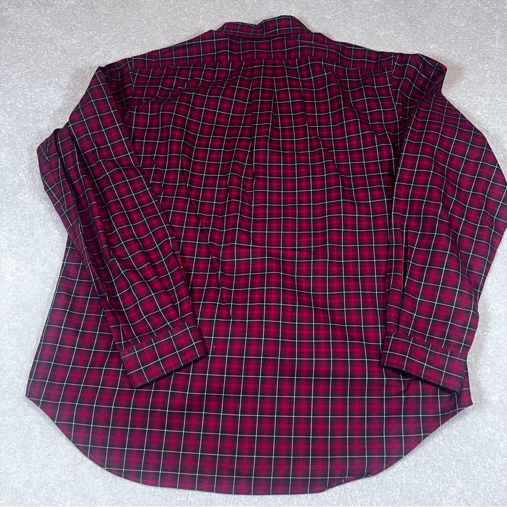 Ralph Lauren Classic Fit size large , Men's Red Plaid Shirt - Picture 6 of 8